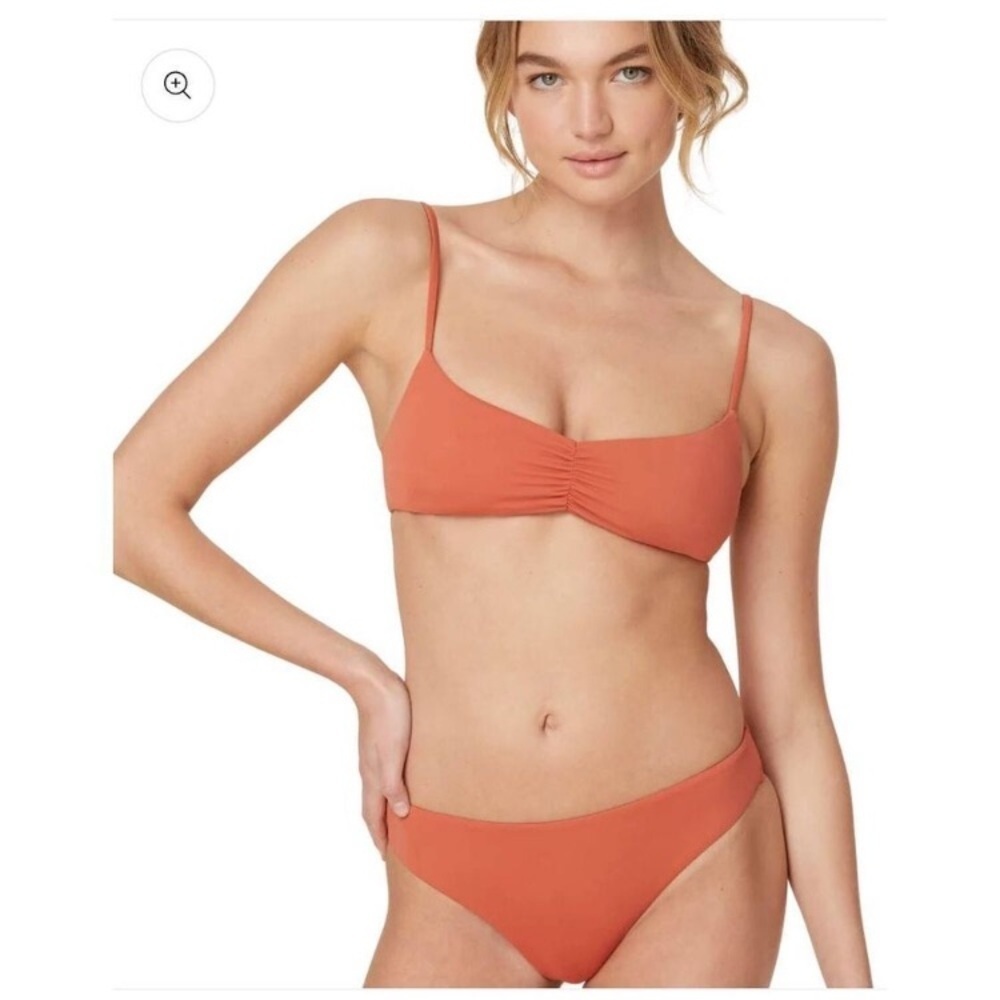 NWT Andie Symi Festival Bikini Set Natural Cedar Women’s Size XL UPF 50+